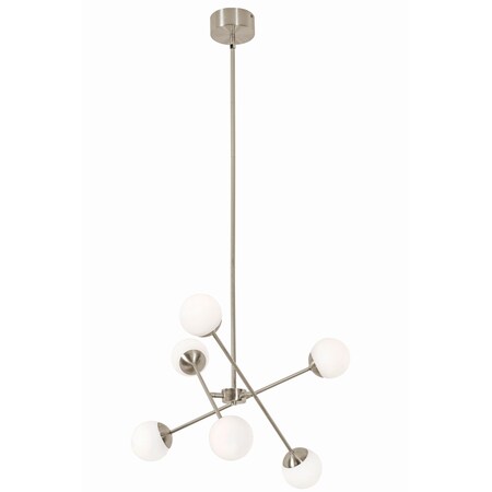 Afx Pearl 24'' LED Pendant - Satin Nickel PRLP24L30D1SN